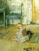 Carl Larsson pontus-pontus pa golvet china oil painting artist